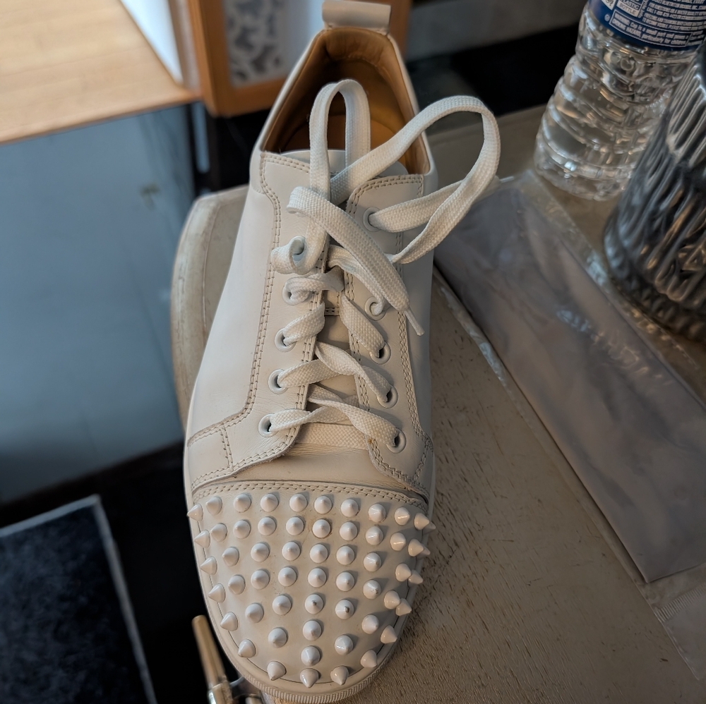 Christian Louboutin White Leather Sneaker